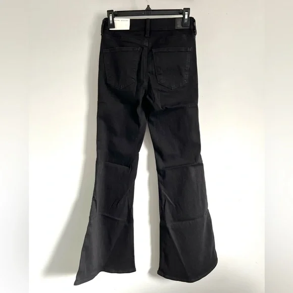 🌟AMERICAN EAGLE Ne(x)t Level Festival Flare Jean-Black-Size 4 & 6 - Picture 6 of 6